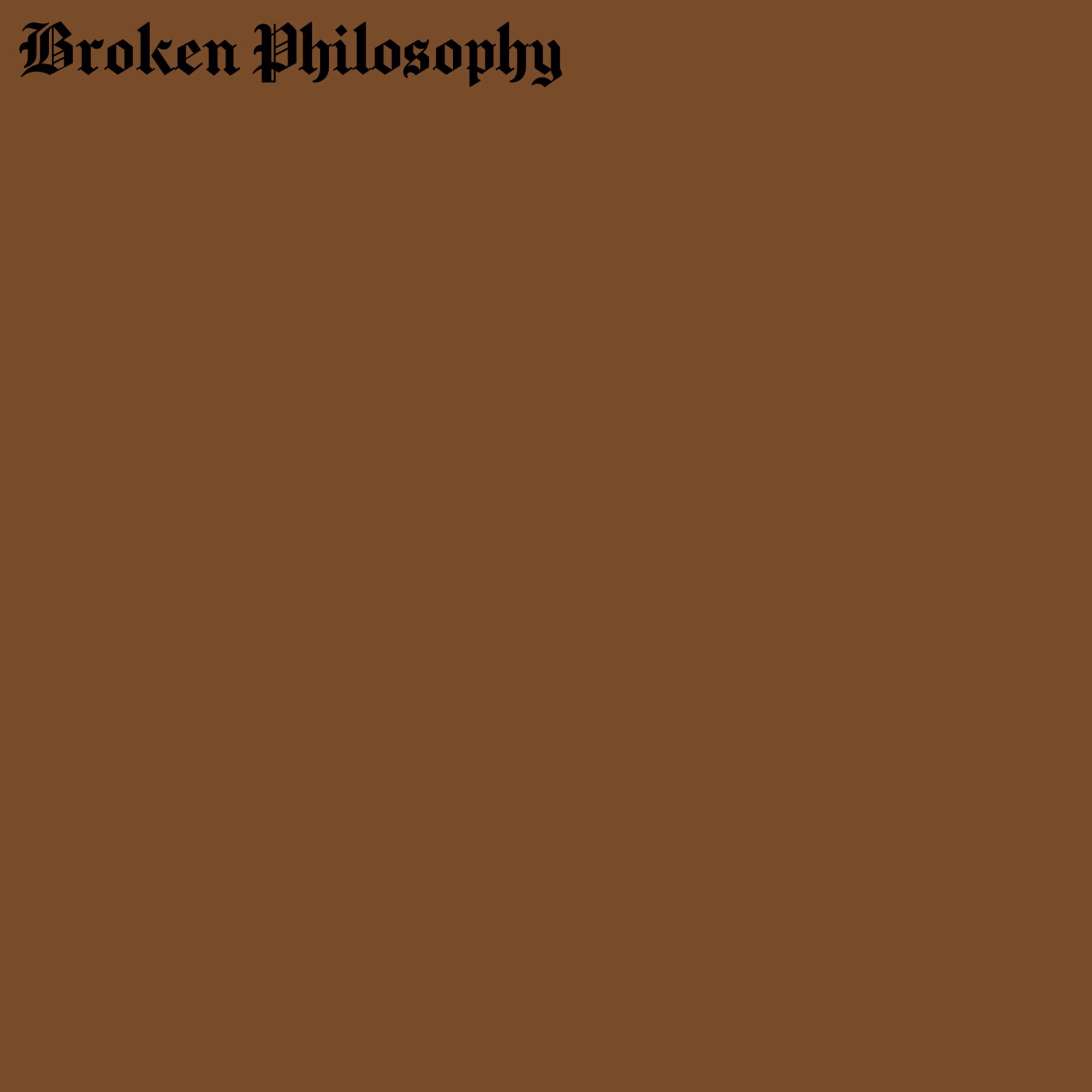 Capa de Broken Philosophy