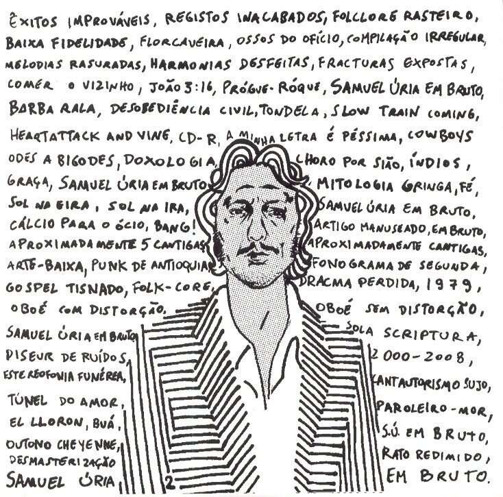 Capa de Samuel Úria — Em Bruto